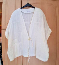 ***JASMIN M. STYLE*** 100% Leinen Cardigan Gr. 50 TOP Jäckchen Lagenlook***