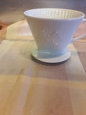 Melitta 102 Kaffeefilter -Schnellfilter Porzellanfilter Weiß -1 Loch selten top