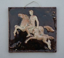 Reiter mit Fohlen Karlsruher