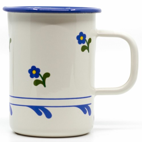 Emaille messbecher blume - messbecher,