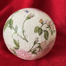 Kugel Deko Rosenkugel Keramik 