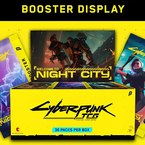 Cyberpunk tcg booster - booster, beta