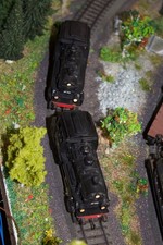 2 x Märklin 3000 Dampflok BR