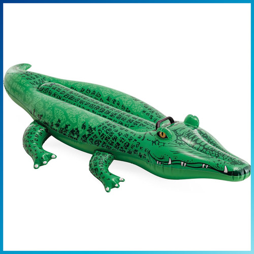 Aufblasbares krokodil 180cm - aufblasbares,