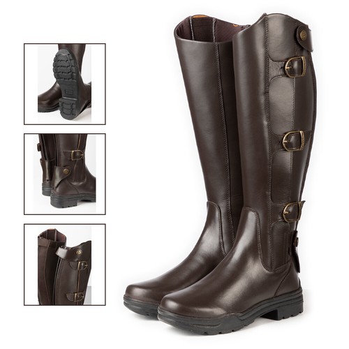Damen lange reitstiefel - lange,