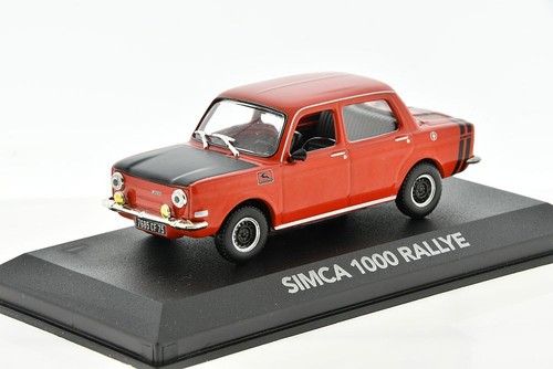 Simca 1000 rallye red - rallye,