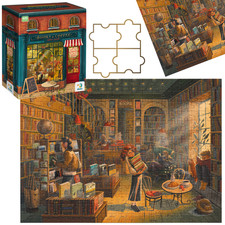 "Buchhandlung" Puzzle 300 Teile Puzzleset für Kinder und Erwachsene 30