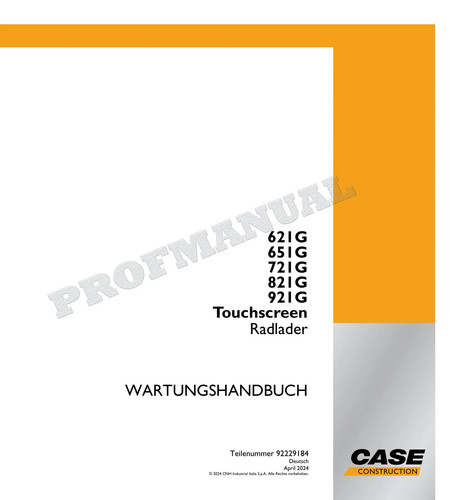 Case 621g 651g 721g 821g - 621g, 921g