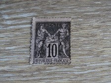 Frankreich Postes Republique Francaise 10c Briefmarke
