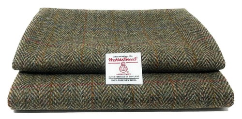 Harris tweed grün - tweed, fischgrät