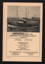 HAMBURG, Werbung 1961
