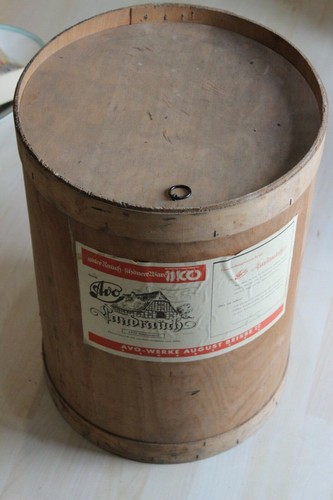 Alte holz kiste fass - fass, 38x53cm