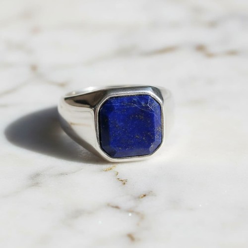 Lapislazuli ring edelstein - lapislazuli,