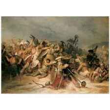 Friedrich Tüshaus, Schlacht