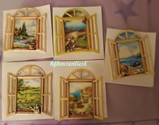 5 Wachsmotive Fenster