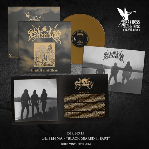 Gehenna black seared - black, heart