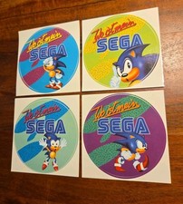 4 x Sega Aufkleber * Wo ist