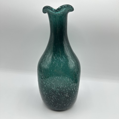 Vase glas grün smaragdgrün - glas,