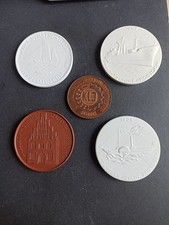 5x DDR Medaillen Rostock Seefahrt Stralsund Museum Mecklenburg Vorpommern