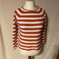 *Lieblingsstück* Pullover Koralle/Weiß Gr. 36