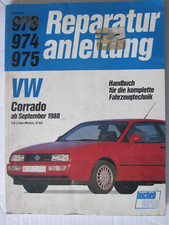 VW Corrado G 60 ab 1989 -  Reparaturanleitung - Band 973/974/975