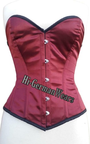 Satin vollbrustkorsett - satin,