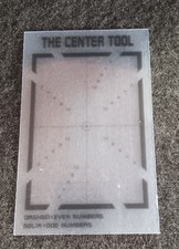 The Center Tool, Trading Card Grading Tool, Zentrierungslineal, Bewertungshilfe