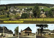 Postkarte AK Reichmannsdorf Thüringen Mehrbild Fotografie Ansicht gelaufen 1989