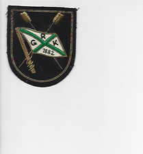 Ruder Klub Germania Kiel v. 1882, gesticktes Wappen, 1920er Jahre