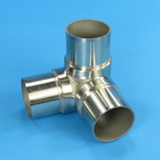 Edelstahl Rohr 42,4 Ecke