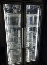 Hochwertigen doppelseitiger Gastronomie Kühlschrank mit neuem Verdichter