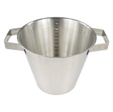 Wachsschmelztopf aus Edelstahl mit Griffe 12L zum Wachs schmelzen klären gießen