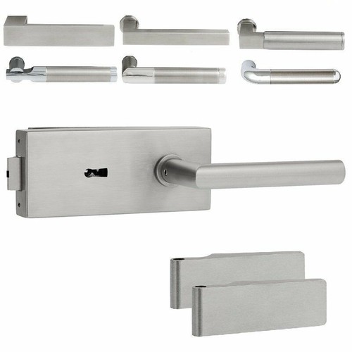 Glastürbeschlag set bb - glastürbeschlag, "q"