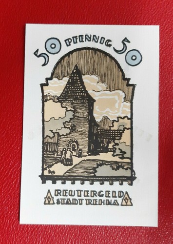 Rehna reutergeld notgeld - rehna,