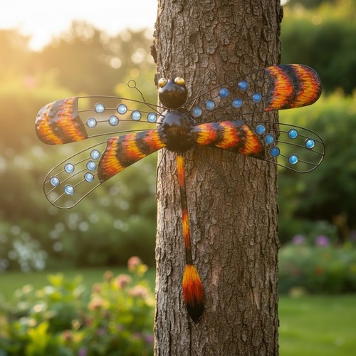 Libelle große gartenfigur - libelle,