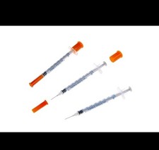 5x ? Insulinspritzen Einmalspritzen steril  (U 100 = 100 IE auf 1 ml) Romed