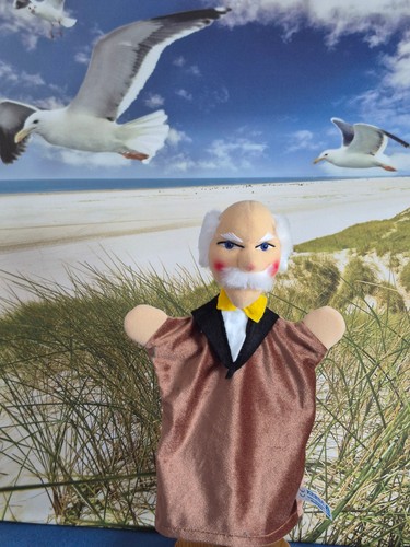 Handpuppe opa mann von - handpuppe, kersa