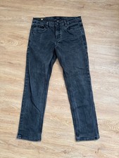 Herren Jeans SMOG 32/30 Dunkelgrau/Schwarz