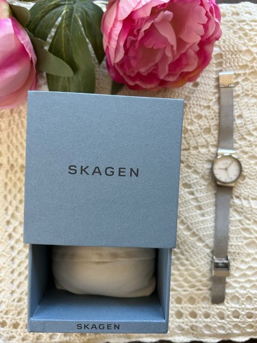 Skagen uhr damen silber mod - skagen,