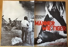 MÄNNER WIE TIGER Tom Selleck Ena Hartman Blaxploitation 1973 Werberatschlag