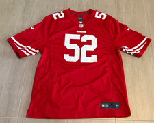 ORGINAL NIKE SAN FRANCISCO 49ers  TRIKOT XL, PATRICK WILLIS HOF, ON FIELD