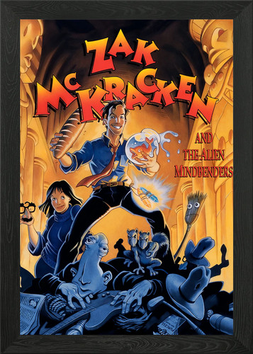 Zak mckracken gerahmtes - mckracken,
