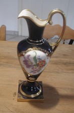 Lindner Kueps Bavaria 419  Porzellan echt Kolbalt  Karaffe / Kanne / Henkelvase