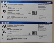 2x NESS Konzerttickets Berlin