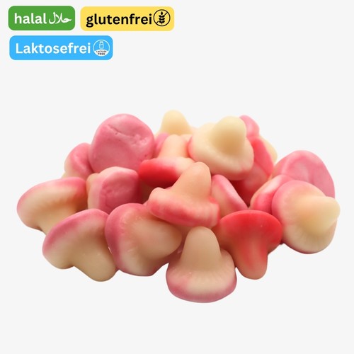 Gummilicious sweet mushrooms - sweet,