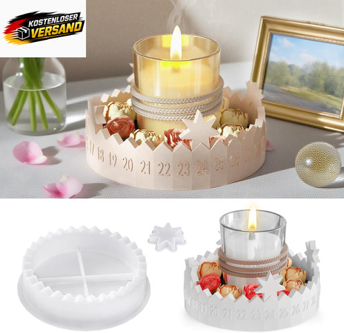 Silikonform adventskalender - silikonform,