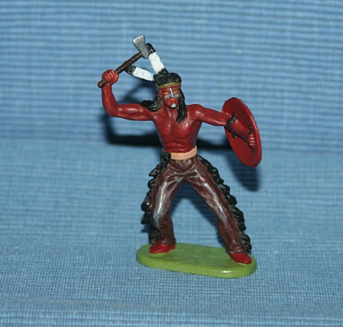 Elastolin figur indianer mit - figur:,