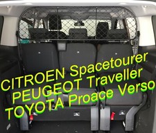 Trennnetz Trenngitter Hundenetz Hundegitter PEUGEOT Traveller     ErgoTech.