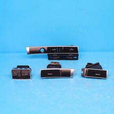 Audi A6 4F C6 Luftdüsen Komplettsatz 4F1820951F Luftströmer SCHWARZ Original OO