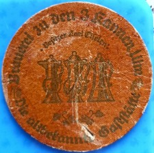 Alter Bierdeckel VK Die